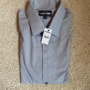 Express men’s 1MX dress shirt - extra slim, size: L. New with tags.